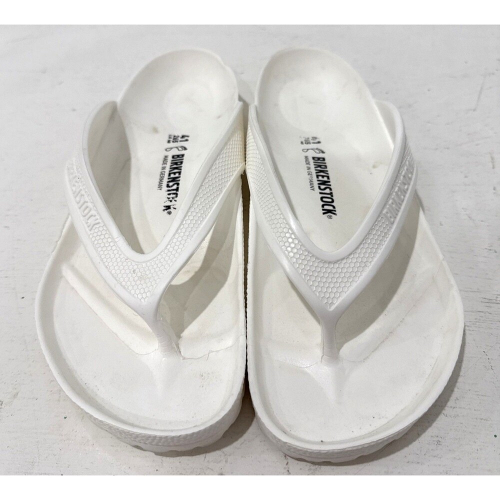 Birkenstock Honolulu EVA Flip Flops White Sandals Unisex EU 41